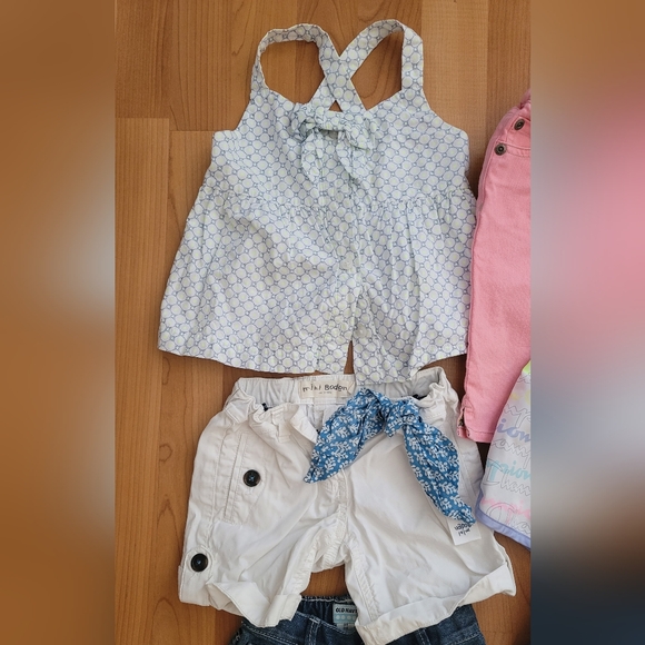 Mini Boden, Old Navy, Champion Girls 2T Clothes Tops Shirts Shorts Lot Of 8 - Picture 6 of 14